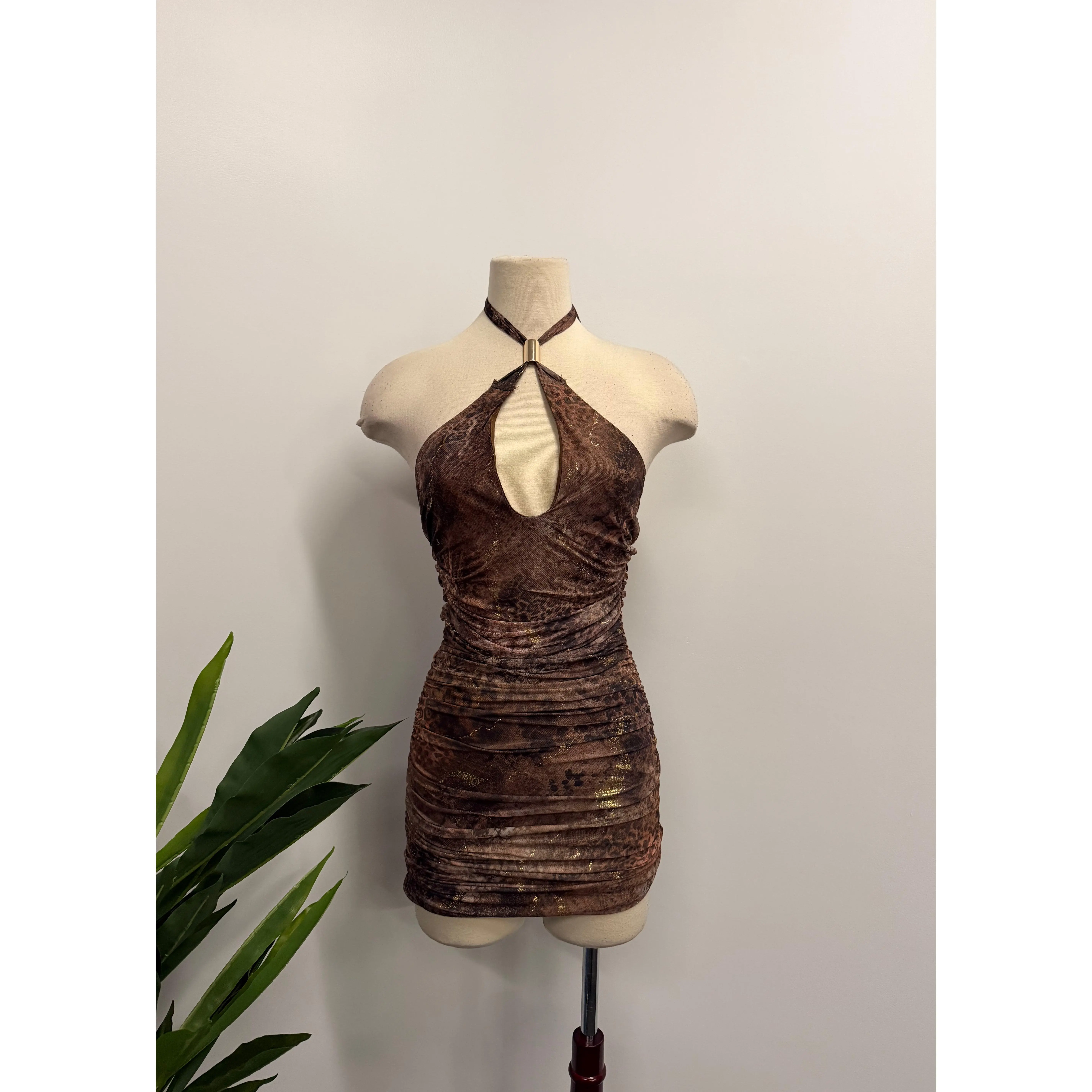 Celeste Halter Dress