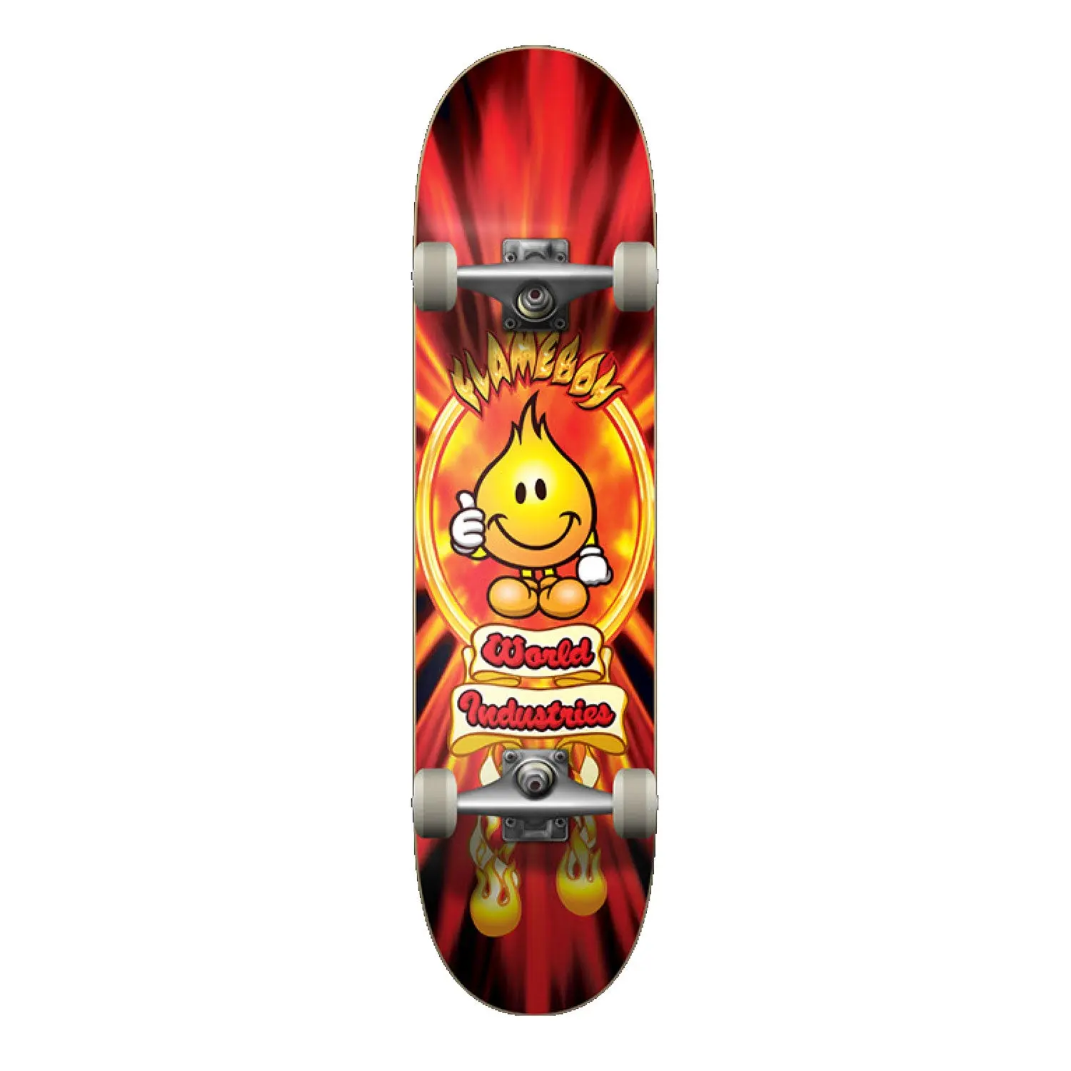 World Industries Skateboard Complete Flameboy V2 Soft Top Multi 7.0" x 29"