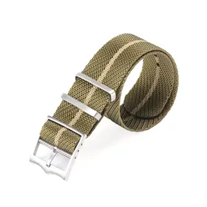 20mm 22mm Nylon Strap Brand Canvas Military Fabric Accessories Sport Belt Gold Buckle Bands Watch Strap for Seiko for Rolex