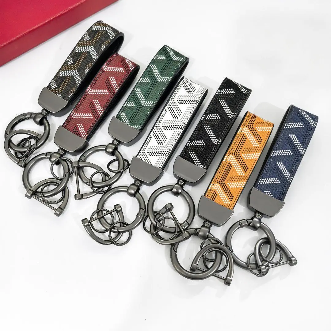 Women's Leather Bag & Car Multifunctional Stylish Keychain - Metal Keyring, Woven Strap, Braided Rope, Screwdriver Carabiner Clip, for Household, Office, Bicycle Keys & Bag Accessories