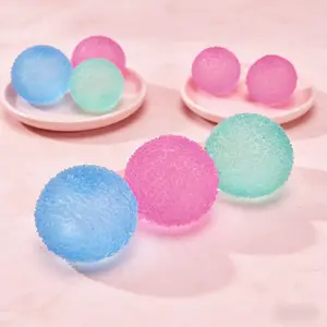 squishy digging Grape Beads Pink Handcrafted Crystal Mochi Ball Squishy Toy Handmade TPR Soft Stress Relief Fidget Sensory Grippie Set for Relaxation and Gift Giving sleep  aid  stress  relief