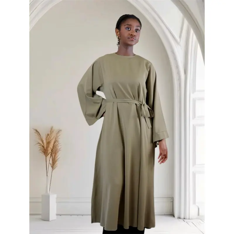 abaya dress green Mulberry Silk Polo main image 1