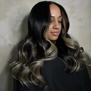 P1B/27 Highlight Blond 13x4 13x6 HD Lace Front Wigs Human Hair Body Wave Wig 180% Density