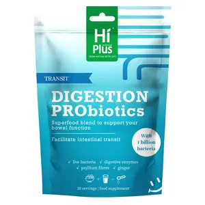 HiPlus Probiotic Supplement: 9 Strains + 10 Plant Digestive Enzymes & Fiber - Boost Gut Health, Support Immunity, Ease Bloating - Non-GMO, Vegan Gut Care Formula,Pre workout powder,mouth tape sleep,creatine men,creatine monohydrate