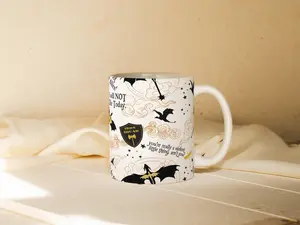 Fourth Wing Mug Bookish Dragon Mug Romantasy Mug Xaden Riorson Fan Gift for Wife Girlfriend Cute Bookish Mug for Book Lovers