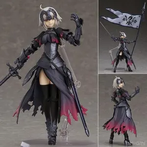 Figma 390# Fate/grand Jeanne D'arc Anime Action Figure, Highly Articulated Figures Collectible, Perfect Addition to Your Fate/grand Order Collection