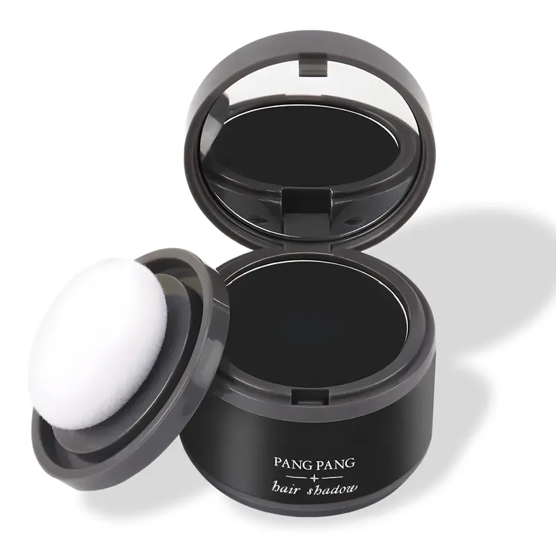 QIUFSSE Chestnut Hair Powder - Cover Grey Hair Grey Root Coverage Anti-Gray Semi Permanent Haircare, Waterproof Ready-to-Use Tinted Hairline Formula, Alcohol-Free Strong Coverage Easy-Carry At-Home Solution