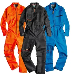 2026 Work Overall Uniform Men Women Working Coveralls Welding Suit Car Repair Workshop Mechanical Uniform Work Clothes Warehouse Suit Cotton Menswear