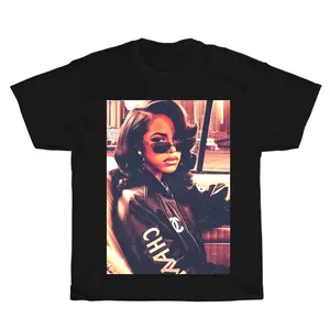 Vintage One In A Million Aaliyah Graphic Unisex Shirt, Bootleg Rap Design Shirt, Baby Girl Clothing, Rap Gift for Him Her Crewneck Menswear Top