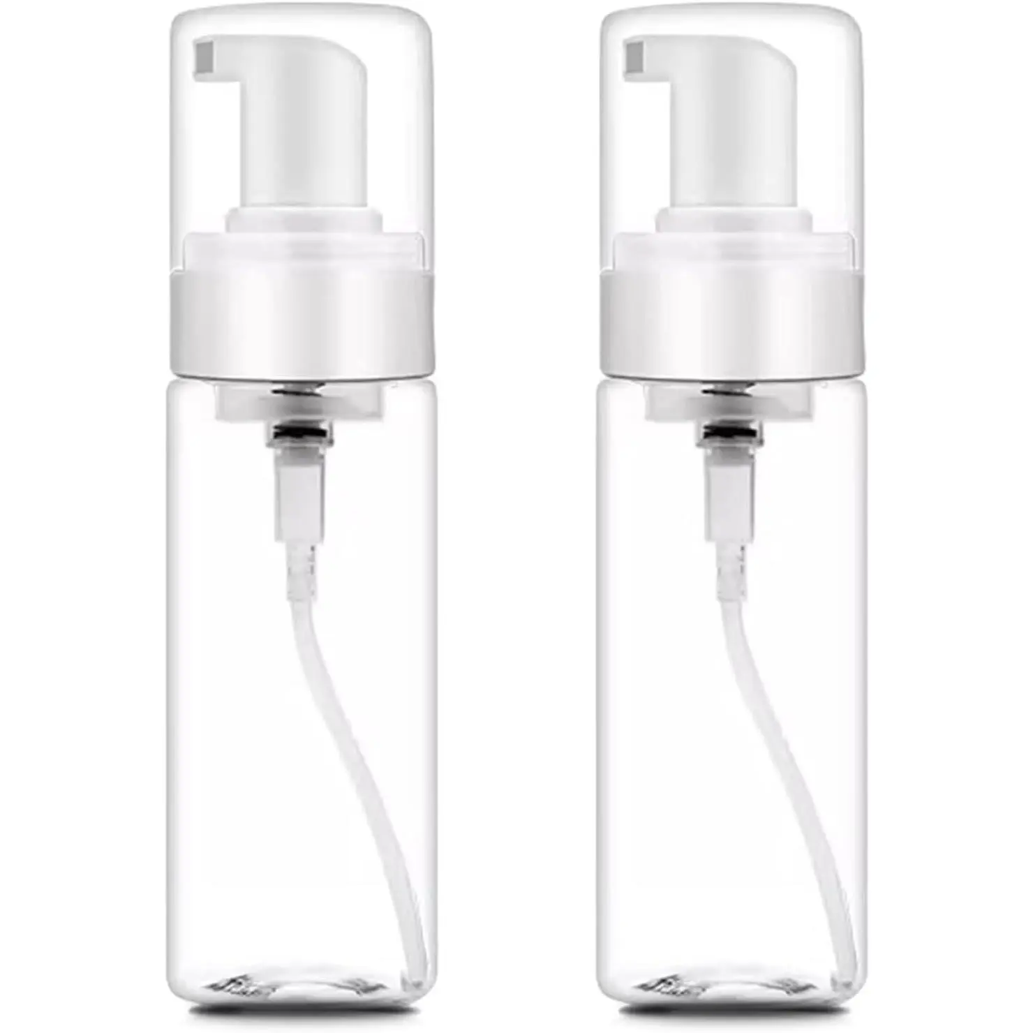 Autdor Foam Pump Bottle 7oz 2Pcs Foaming Soap Dispenser 200ml Foaming Spray Bottle Empty Travel Foam Bottle Clear Foam Dispenser for Hand Soap Toiletries Shampoo Lotion