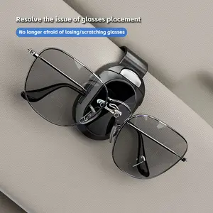 car sunglass holder, visor sunglasses holder clip, Auto Interior Accessories Universal for Different Size Eyeglasses Car Accessories 2025