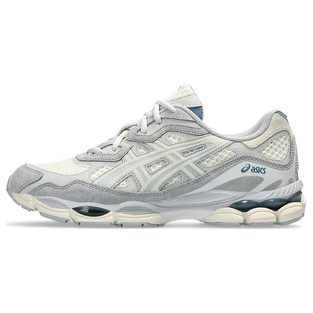 ASICS GEL Nyc Ivory Mid Grey Retro Versatile Sneakers Men's 1203A372-600