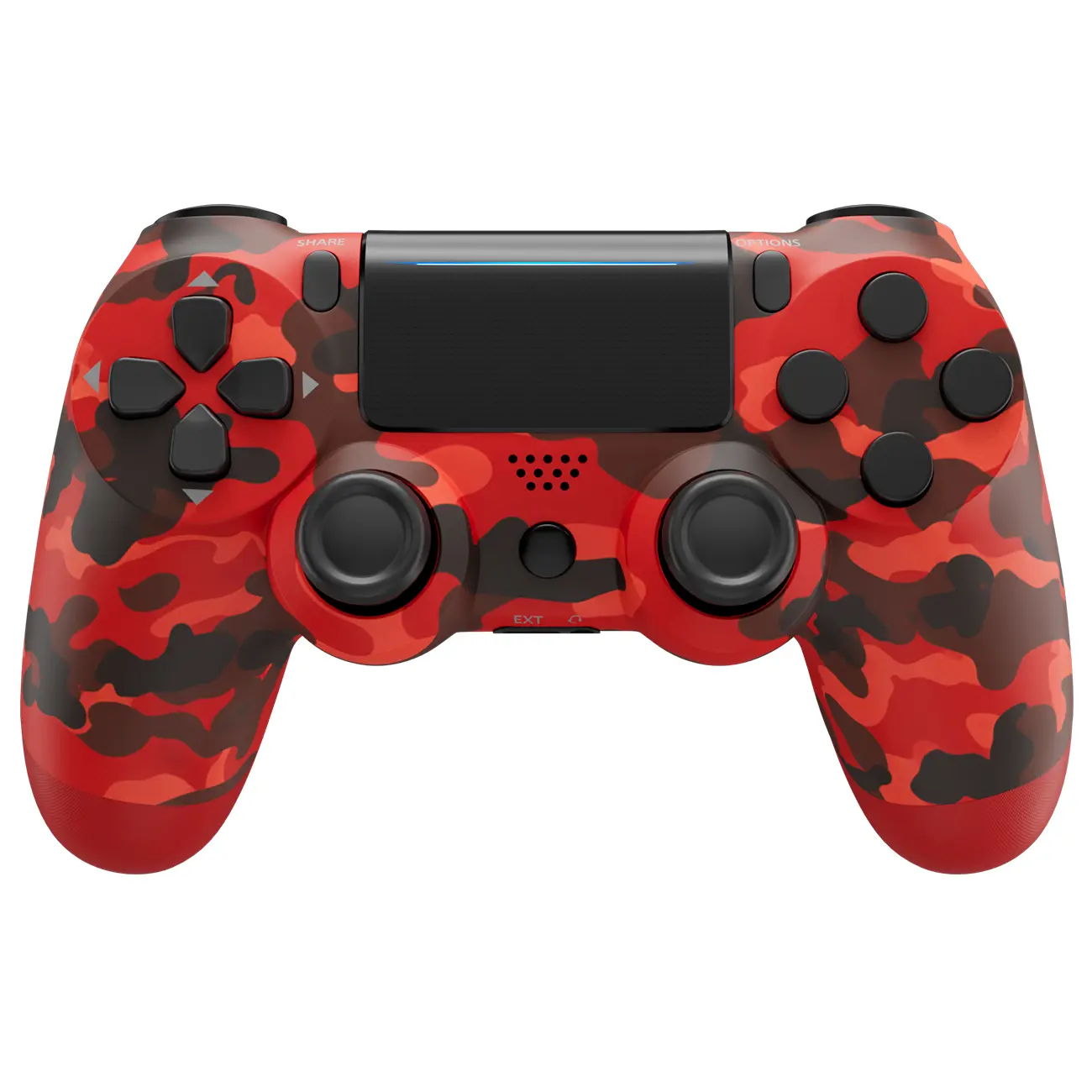 Multiplatform Digital Wireless Game Controller - Mobile Gaming Accessory for PS4, PC, Android, iOS, Dual Vibration, Motion Sensing, Classic Layout, Trackpad, Speaker, with Manufacturer Warranty, Accessories