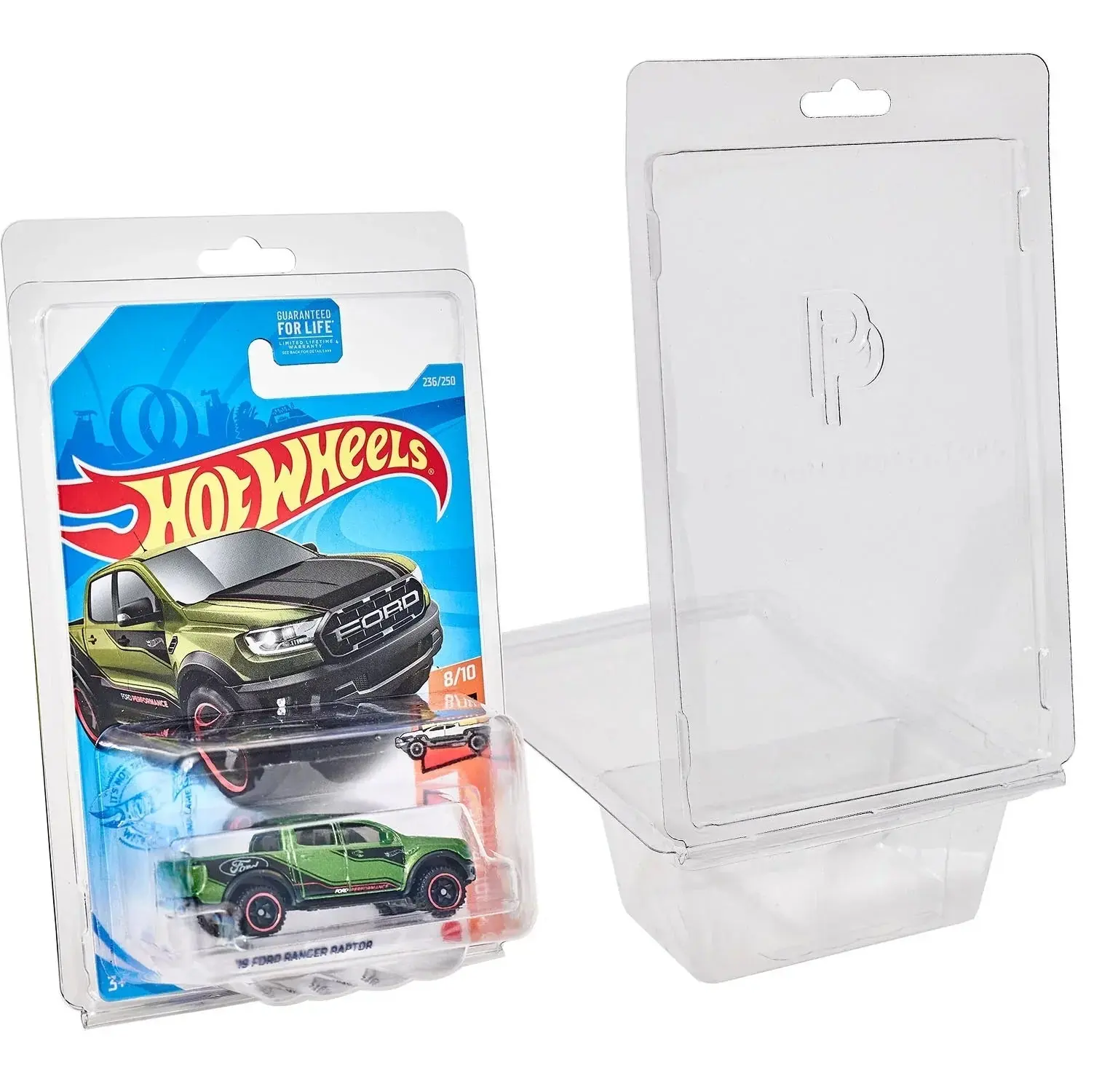 10-pack Hot Wheels Mainline Protector Case - For Retail Packaging