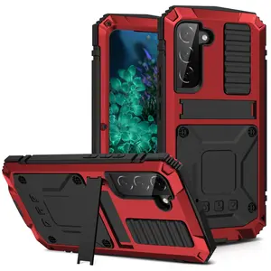 Rugged Armor Shockproof Protective Case for Samsung Galaxy S26 S25 S24 S23 S22 S21 Ultra S20 Plus Note 20 A32 5G Aluminum Metal Cover