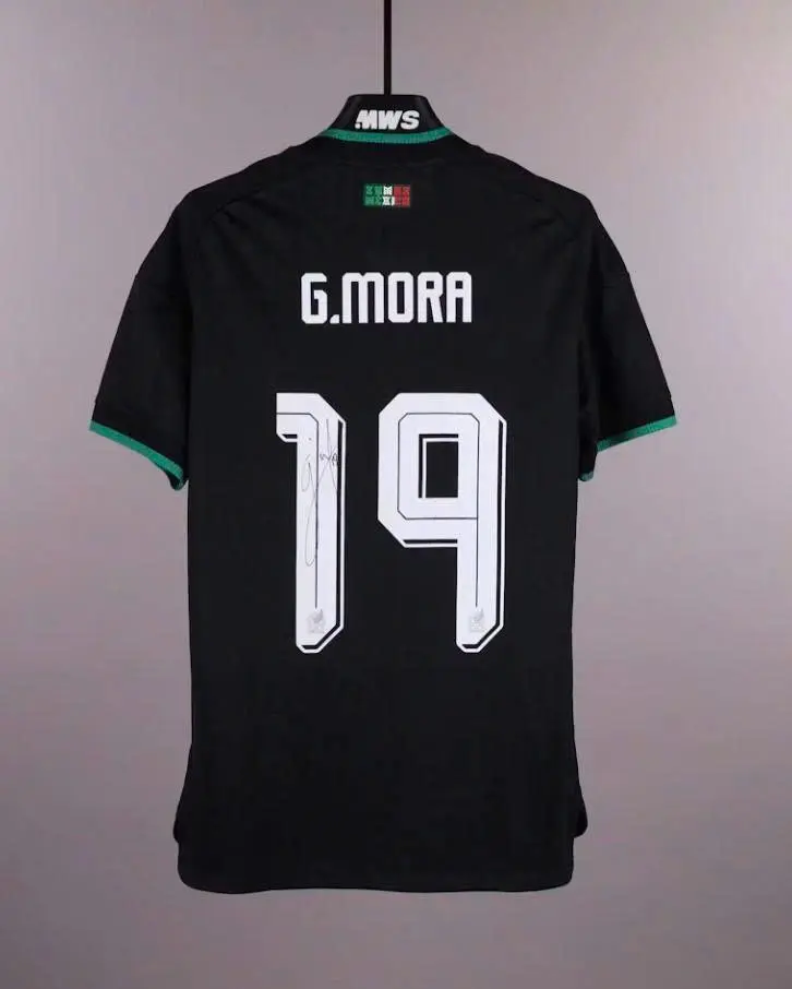 Gilberto Mora #19 Away Football Jersey Black Mexico 2026/2027