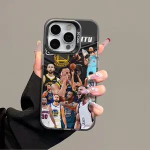 IPhone 17 Promax Stephen Curry Phone Case Anti Drop Protective Case Suitable for Iphone 16 ProMax 15 14 13 12 11 SAMSUNG S25 24 23 22 Plus Acrylic Case