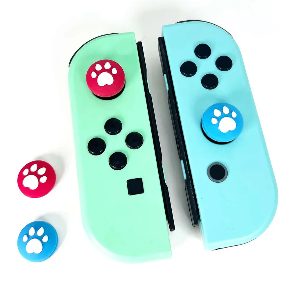 Cute Thumb Grips Compatible with Nintendo Switch Lite Oled Controllers, Controller Cover, Game Console Accessories, Comfortable Gaming Accessories for Ns Joy Con, Durable Design