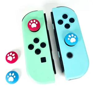Cute Thumb Grips Compatible with Nintendo Switch Lite Oled Controllers, Comfortable Gaming Accessories for Ns Joy Con, Durable Design