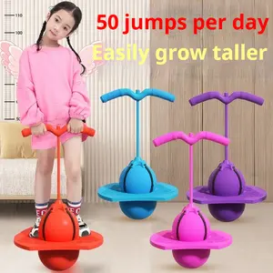 Children's Sensory Training and Fitness Bouncing Ball Device Explosion - Proof Wear - Resistant Elastic Balance Ball Coated Dumbbells with Diamond Knur Grip Copper for Kids' Exercise