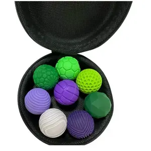 Silicone Magnetic Balls Fidget Toys, Squishy Fidgets, Pack of 8, Magnetic Attraction Stress Balls with Silicone Case, Sensory Toy for Relaxation