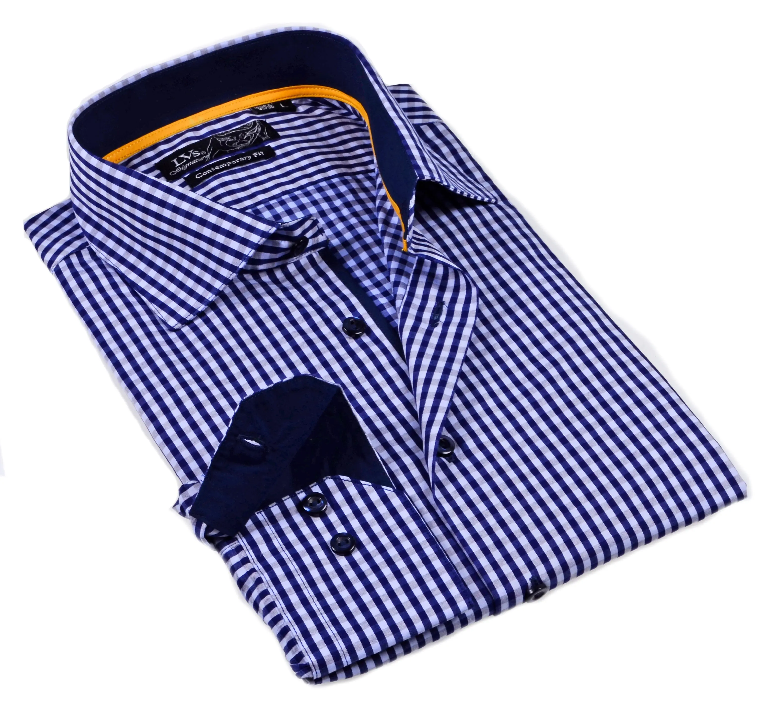 Men's Big & Tall Classic Blazer Shirt, Office-Casual Style, Contrast Details - Final Sale Menswear, Top