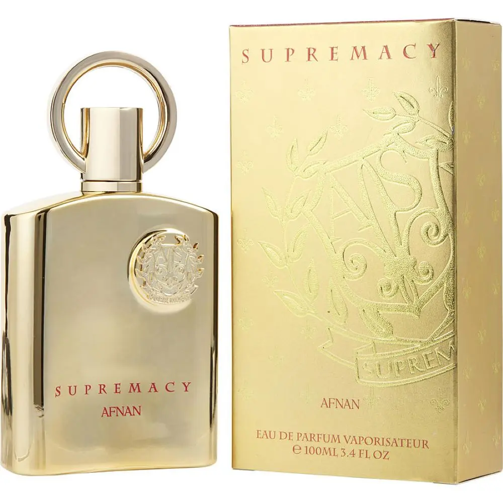 Afnan Supremacy Gold for Unisex Eau de Parfum Spray, 3.4 Ounce