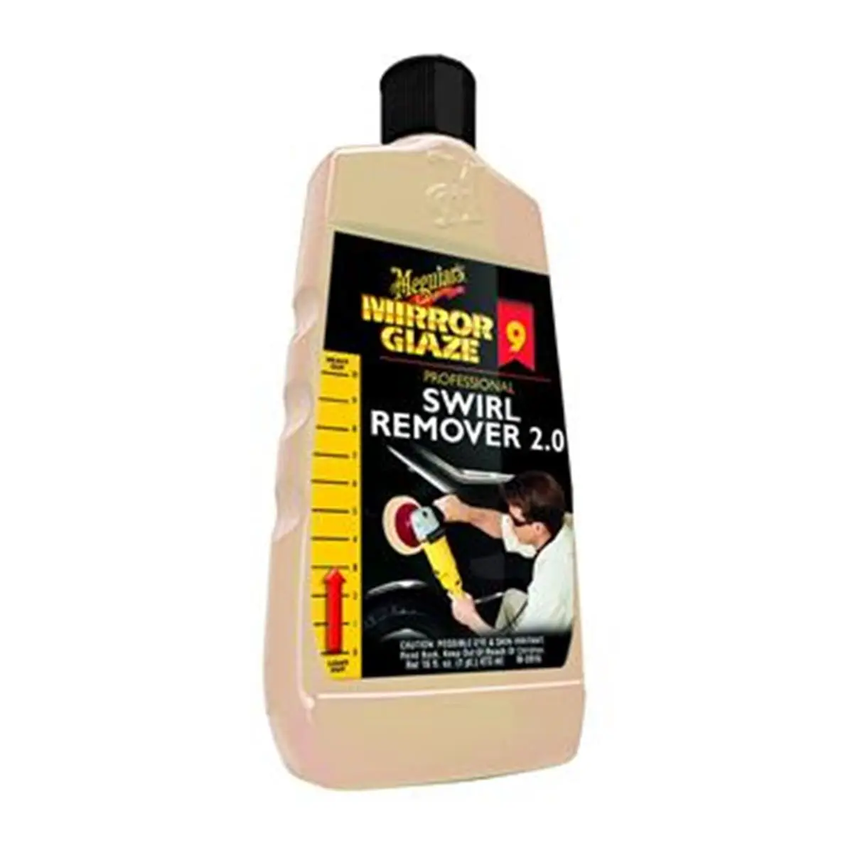 212 MAIN Meguiars M0916 Polishing Compound - Swirl Removal Solution, 16 oz Bottles (Bottle Form), Dark Shine, Easy Wipe-Down, Hand Application