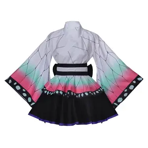 Demon Slayer Cosplay Costume Bakugou Katsuki   Fanart Costume Women Japanese Kimono Outfit Costume Womenswear Clothes