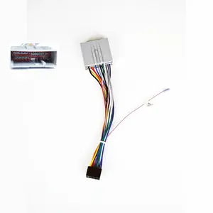 24Pin ISO Radio Wiring Harness Adapter for  2003-2013 F150 F250 Lincoln Navigator Mercury Mountaineer, Aftermarket Stereo Harness with SWC Steering Wheel Control & Reverse Camera