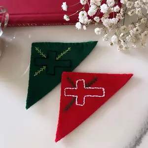 Embroidered Bookmark (Pack of 2) Gift Ideas for Book Readers Book Accessories Corner Bookmark