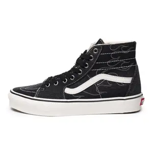 Vans Sk8-Hi Tapered Men's Sneaker, Black and White Design, Classic Look, Ideal for Athletic and Running Activities