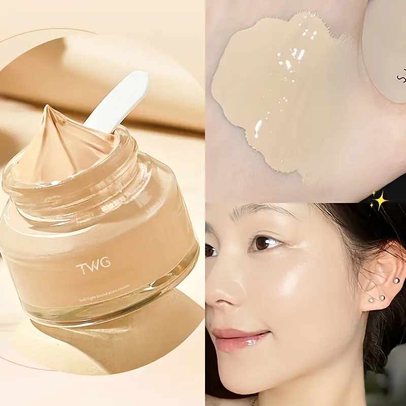 Pre-Makeup Foundation Cream Base Concealer No Makeup Off, No Stick Powder Brightening Formula Makeup Brighten Light Beige BB Cream Cosmetic Essential base for travel Beauty Cosmetics Cosmetics Products