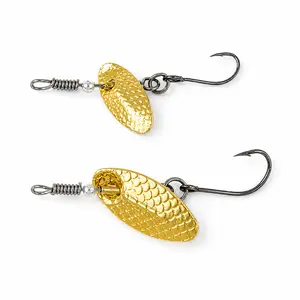 Micro Spinner Lure Ultra Light 0.36g Trout Bluegill Fishing Casting Spinner
