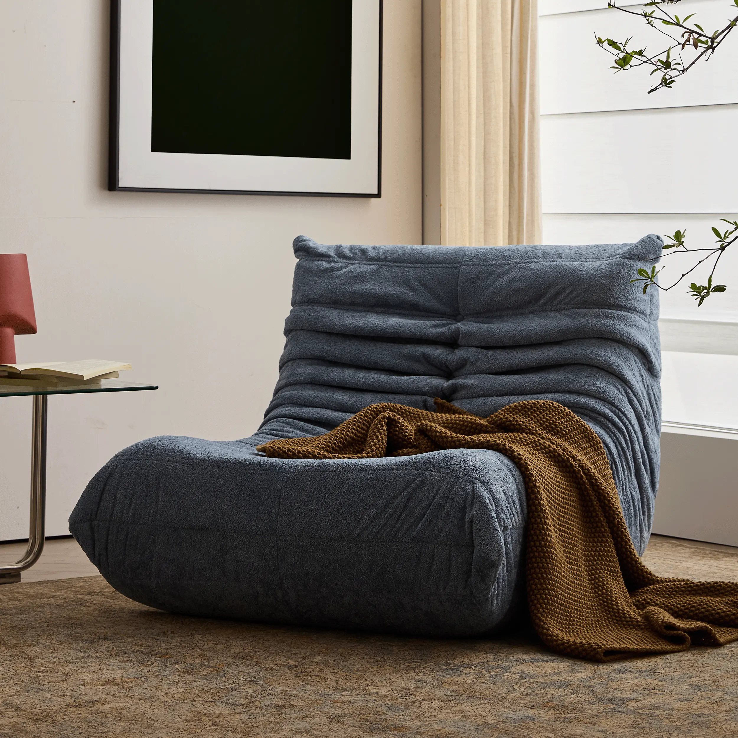 Sofa Chair - Togo Caterpillar Design for Office Bar Sofa - Stylish Single Lounge Chair for Ultimate Relaxation modern modular sofa