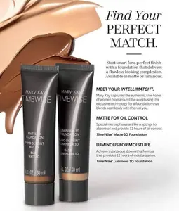 TimeWise Luminous 3D Foundation Creamy Hydrating Long-lasting Oil Control Pore Minimising Dry Skin Concealer Makeup Hydrate Coverage Moisture Moisturizer Cosmetic Moisturize