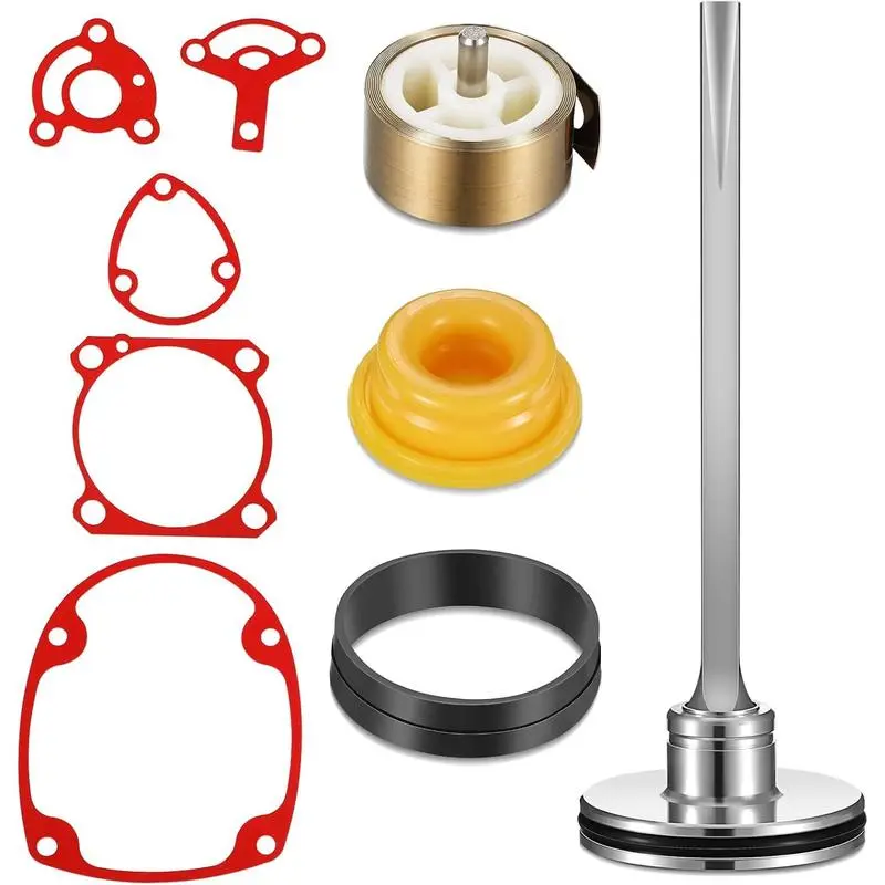 9 Pieces Tools Part Gasket Kit Bumper Air Nail Gun Part Nail Gun Driver Bumper Ribbon Spring O-Ring Gasket Pneumatic Tool Piston Driver Replacement Accessory Compatible with Hitachi NR83 NR83A NR83A2 Compatible Framing Nailer Bumper Kit