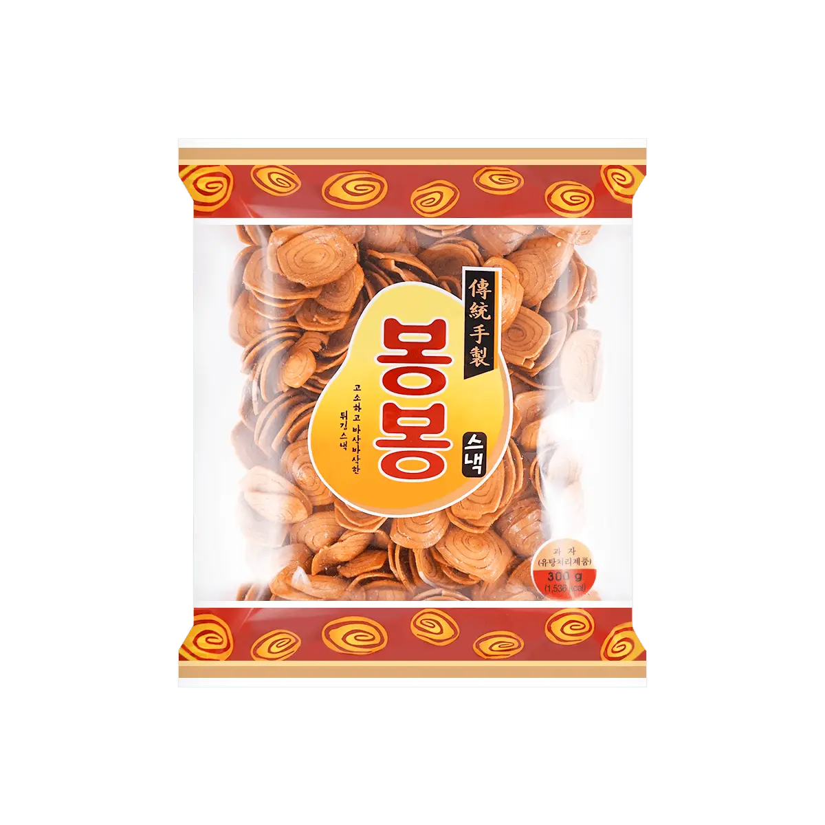 MIRAE BAKERY Korean Cat Ear Snacks 243g - Crispy Sweet Biscuits for Kids & Adults