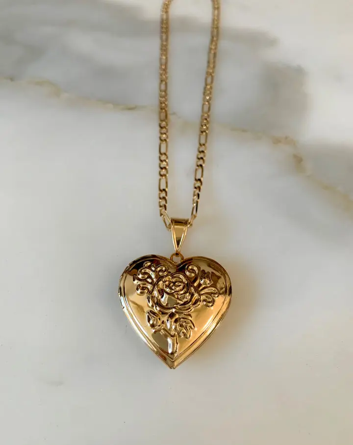 Rose Heart Locket