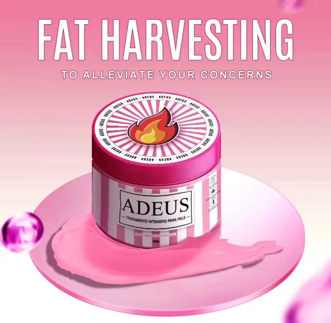 ADEUS Original Intensive Firming Body Cream - Skin Treatment Moisturizer, 300g, Suitable for All Skin Types, Full-Body Use