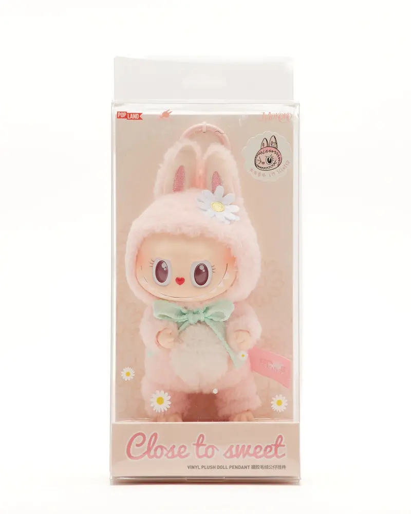 Pop Mart Labubu Mokoko Close to Sweet Vinyl Plush Pendant, from StockX