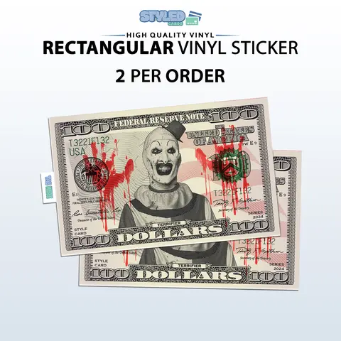 Halloween , Terrifier rectangular vinyl sticker