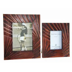 212 MAIN Handcrafted Rectangular Wooden Framed Photo Frame - ST-05-5 Model, 3.5x5 in, Baby & Maternity Decor, Home Room Decor Accent