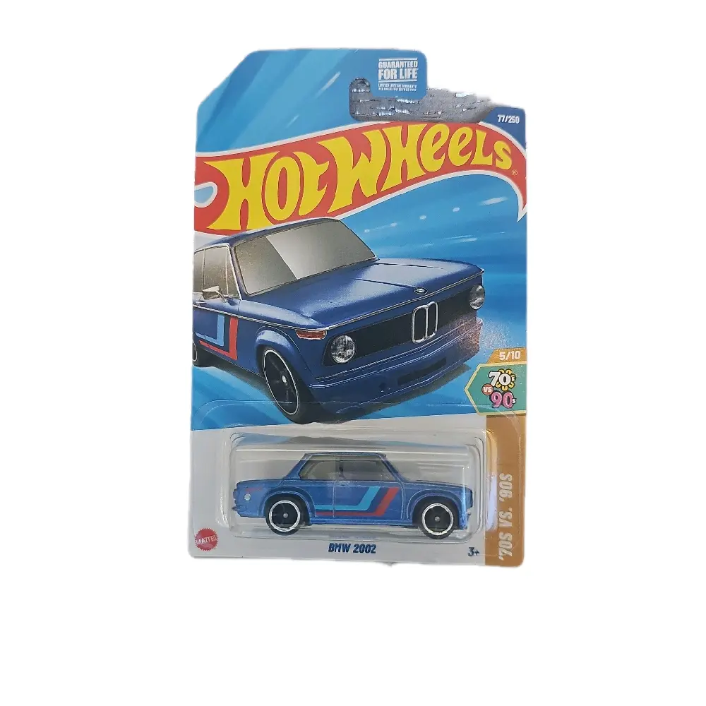 BMW 2002 Blue Hot Wheels Edition Diecast 1:64 Scale Collectible Model for Enthusiasts and Collectors