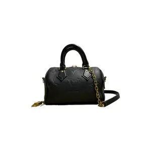 Pre-owned Louis Vuitton · Shoulder Bags Speedy 20 Bag in Black Empreinte Leather