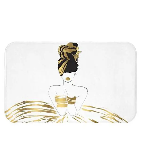 Pardon My Fro Oro 30" x 20" Bath Mat