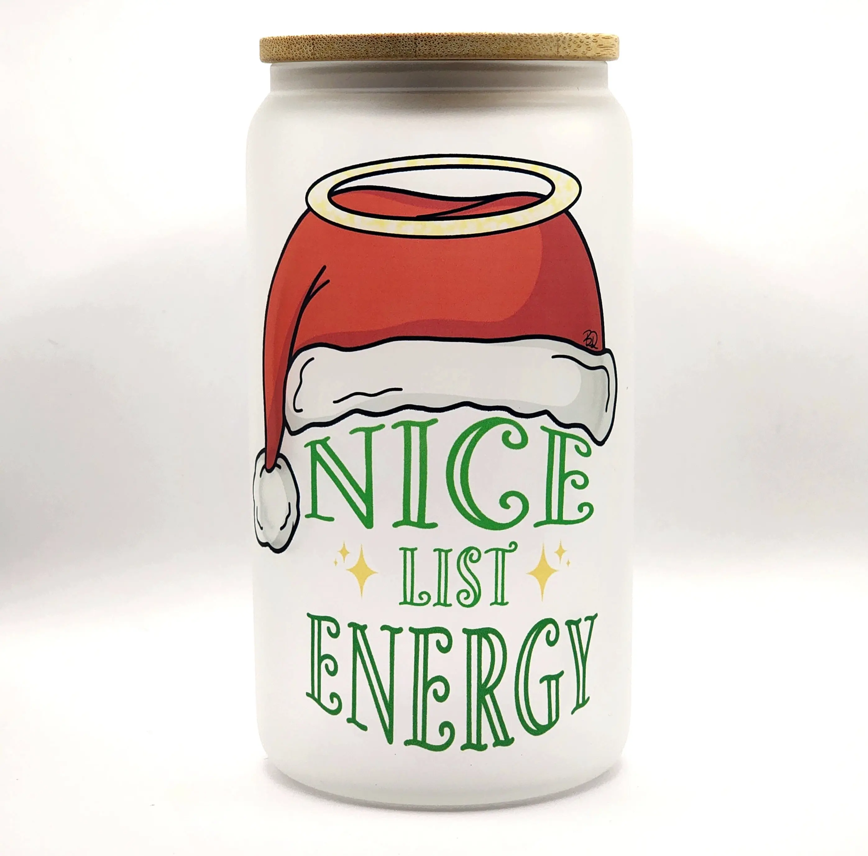 Nice List Energy Glass Tumbler