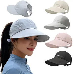 2-Pack UPF Sun Protection Baseball Hat for Men and Women - Lightweight, Adjustable Velcro Closure, Wide Brim Outdoor Sports Hat, All-Season Elastic Design (White/Gray/Black)