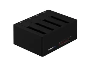 Sabrent 4-Bay USB 3.0 SATA 2.5in/3.5in SSD/HDD Docking Station (DS-U3B4)