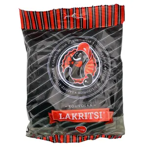 Kouvolan Lakritsi Soft Licorice - 300g bag - Chewy - Soft - Imported from Finland - Bonbon Liquorice Candy Snack Sweet